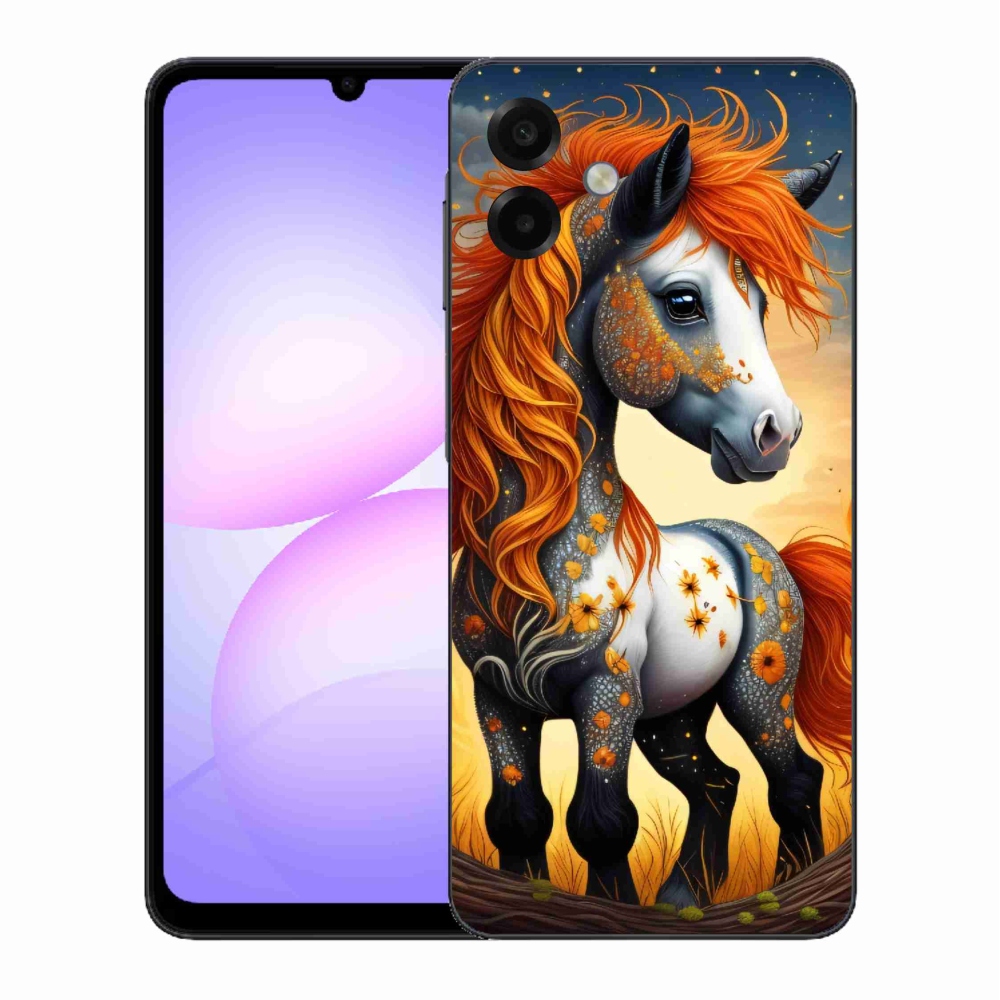 Gélový kryt mmCase na Samsung Galaxy A07 4G - farebný poník