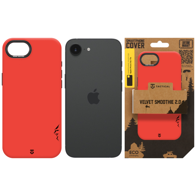 Tactical MagForce Velvet Smoothie 2.0 – puzdro pre Apple iPhone 16e/17e Chilli