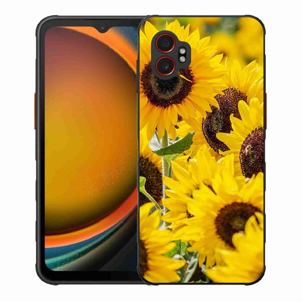 Gélový kryt mmCase na Samsung Galaxy Xcover 7 Pro - slnečnice
