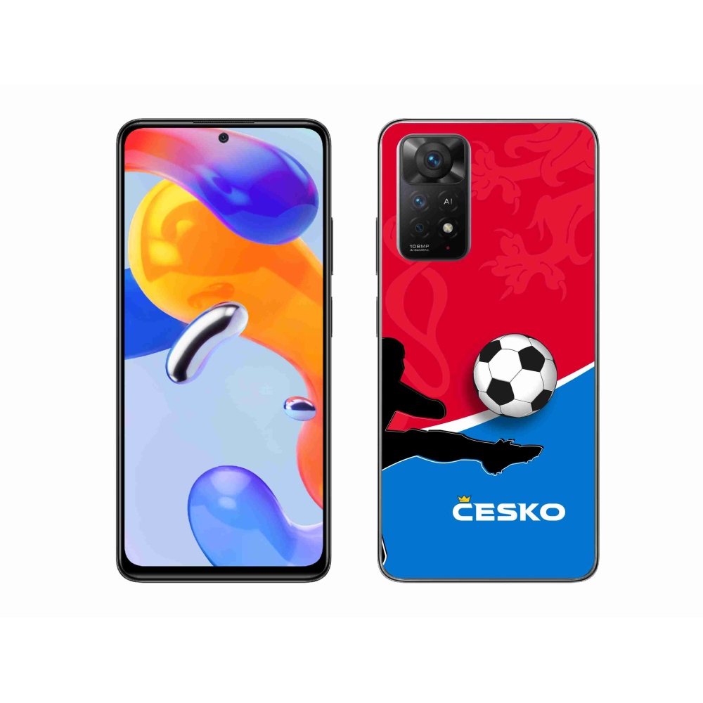 Gélový kryt mmCase na Xiaomi Redmi Note 11 Pro 4G/5G - futbal Česko 2