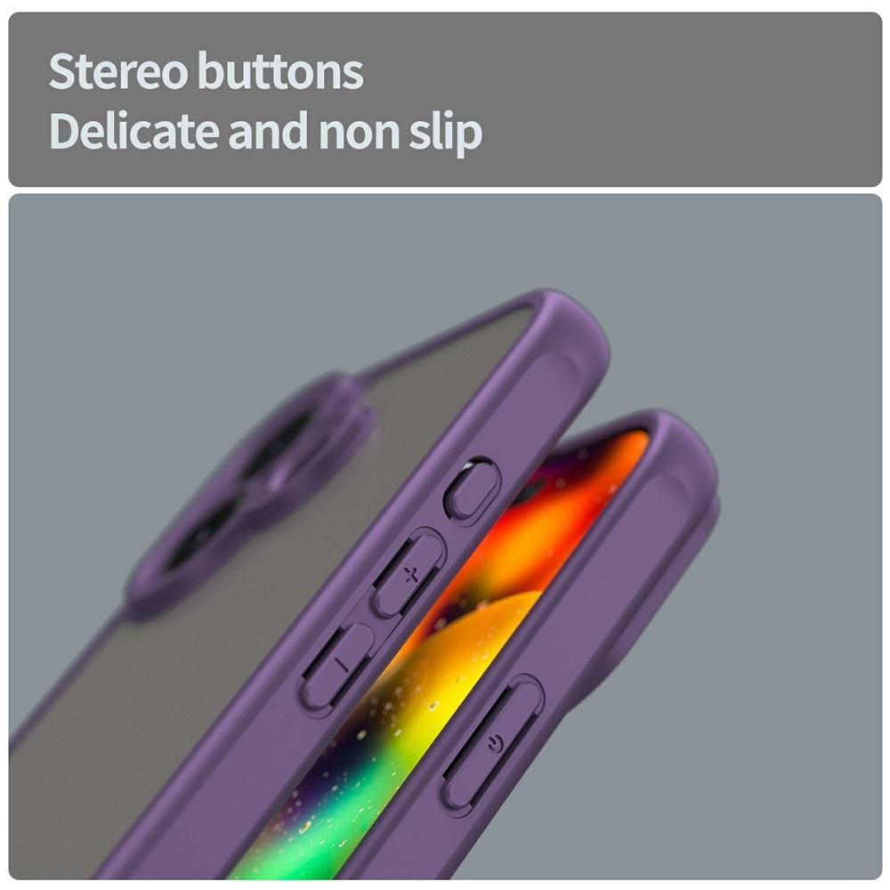 Proof gélový obal s pevným chrbtom na iPhone 17 - fialový