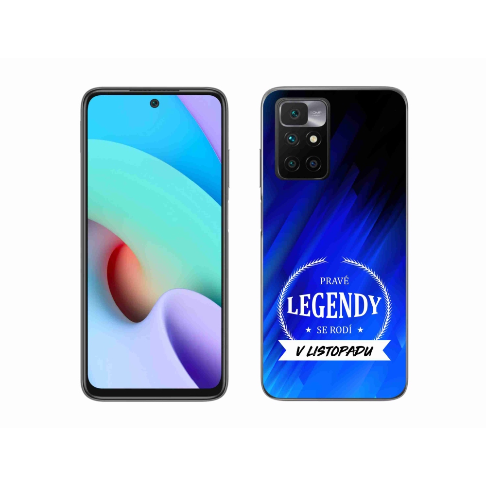 Gélový kryt mmCase na Xiaomi Redmi 10/Redmi 10 (2022) - legendy v novembri modré pozadie