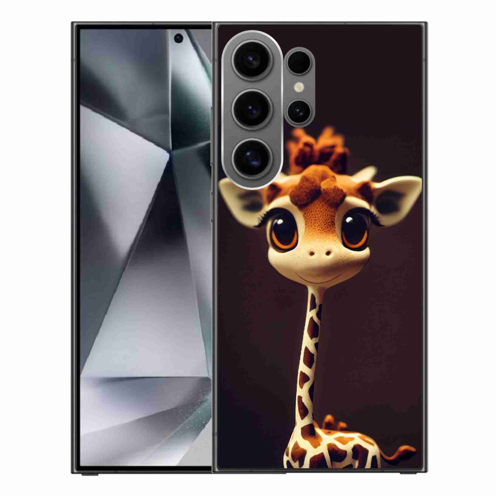 Gélový kryt mmCase na Samsung Galaxy S24 Ultra - malá žirafa