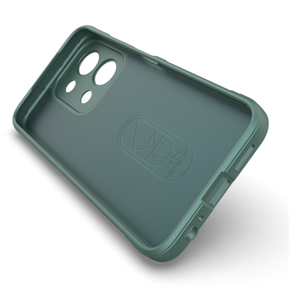 Rugg odolný gélový obal na Xiaomi Redmi 15C 4G (171mm)/Poco C85 4G (171mm) - zelený