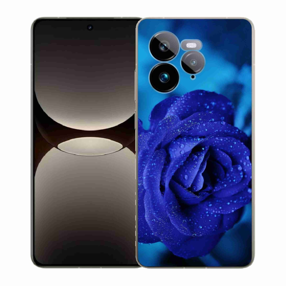 Gélový kryt mmCase na Realme GT 7 Pro 5G - modrá ruža