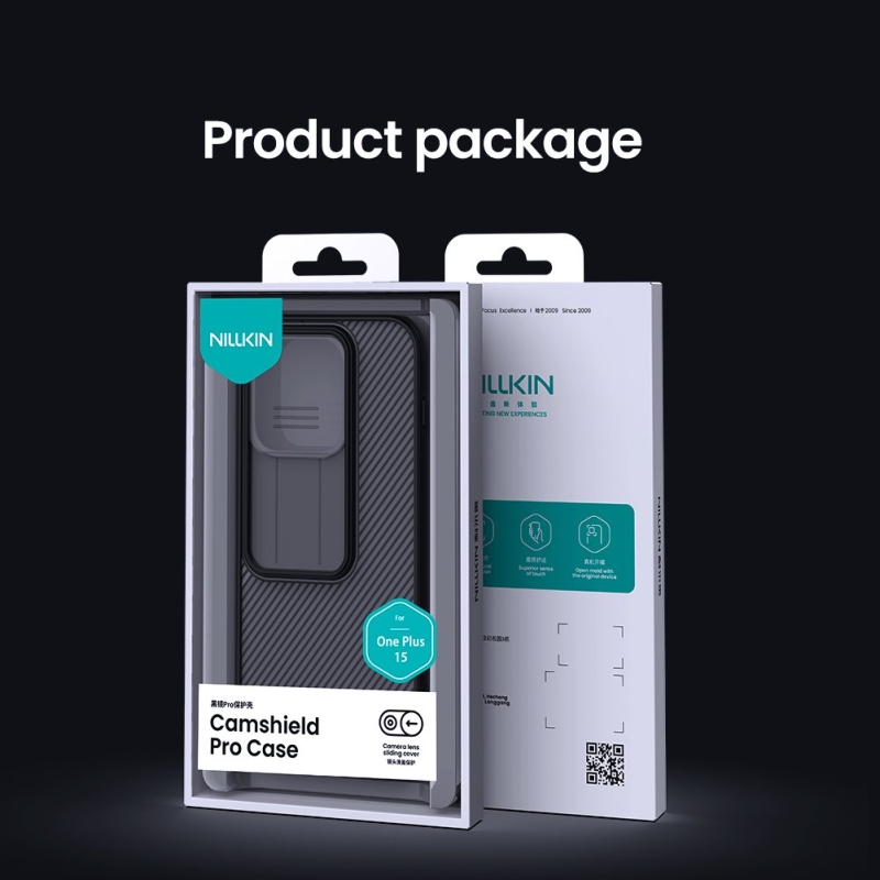 Nillkin CamShield PRE Zadný Kryt pre OnePlus 15 Transparent Black