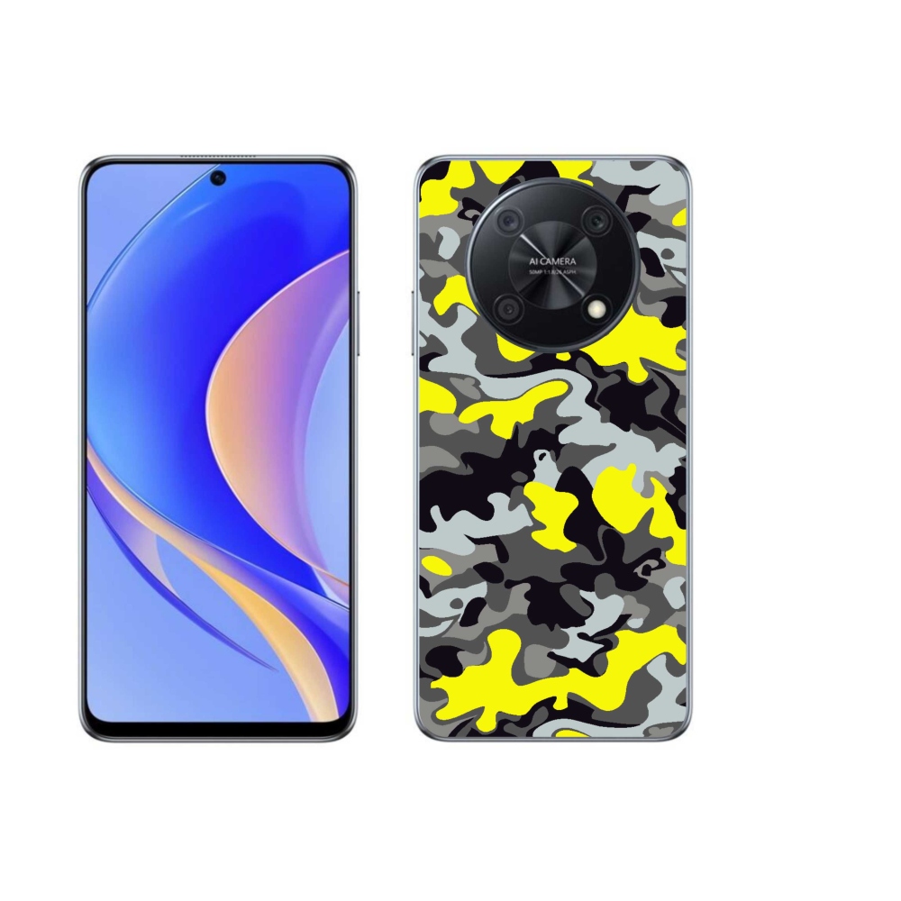 Gélový kryt mmCase na Huawei Nova Y90 - maskáčový vzor 6