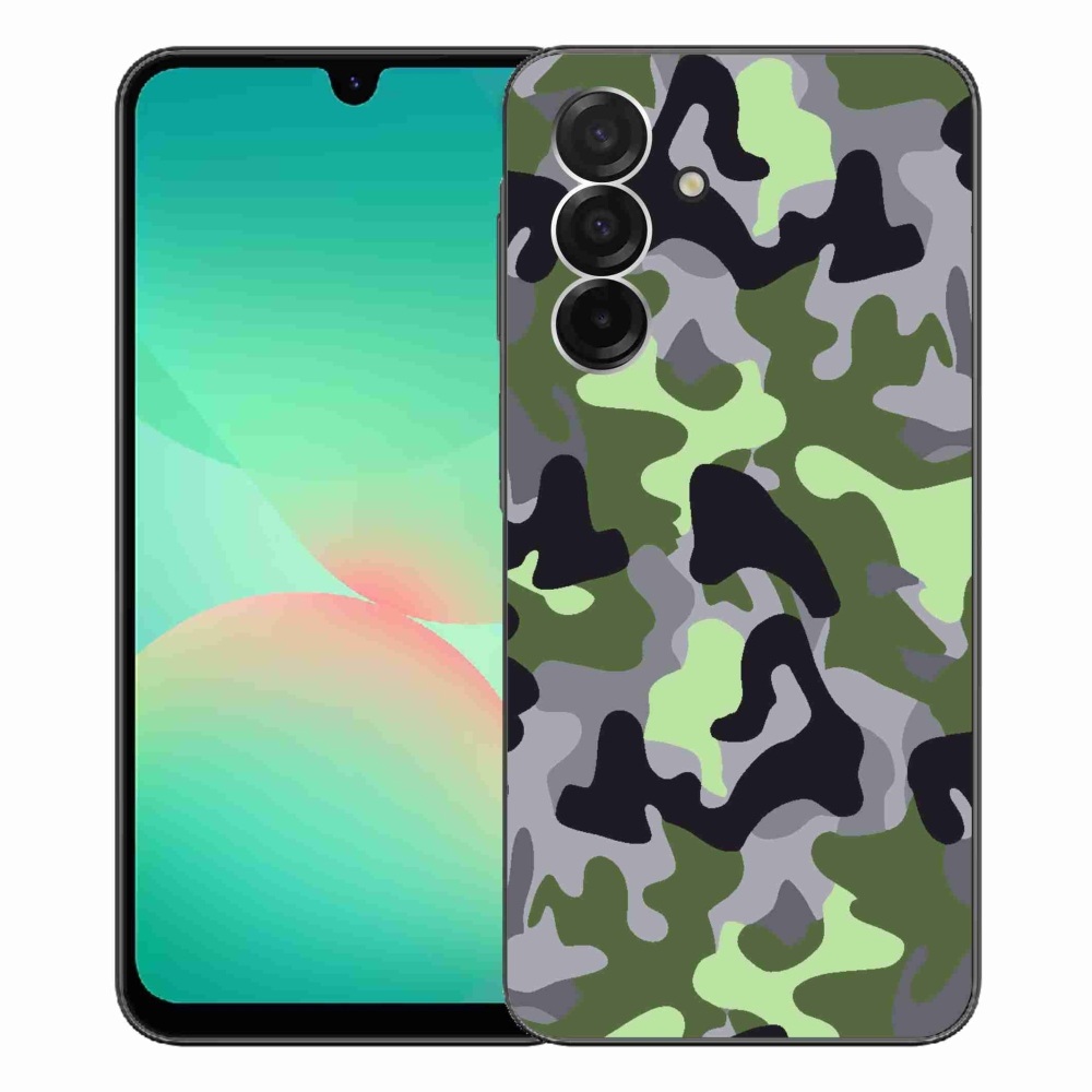 Gélový kryt mmCase na Samsung Galaxy A26 5G - maskáčový vzor 7