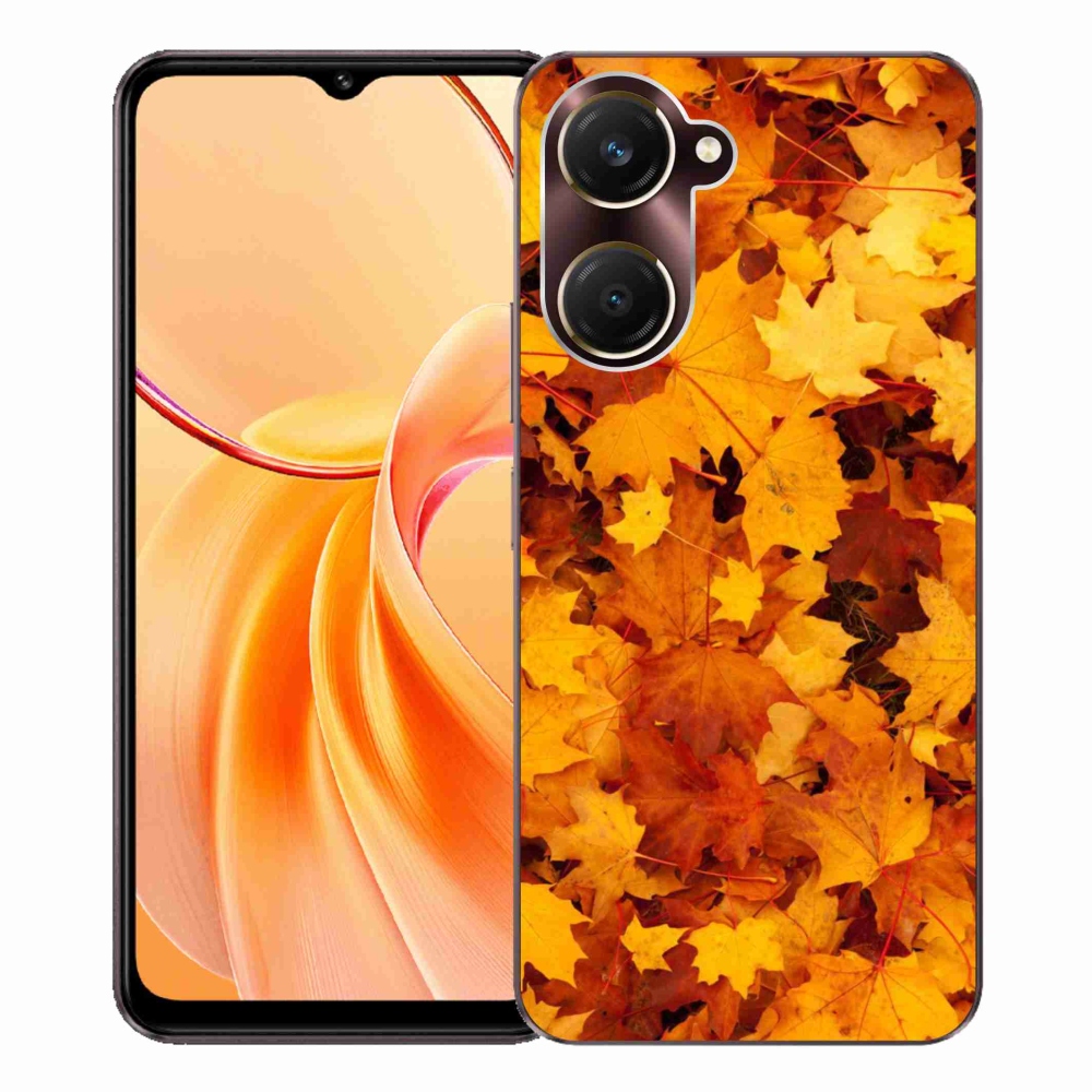 Gélový kryt mmCase na Vivo Y28s 5G - javorové listy
