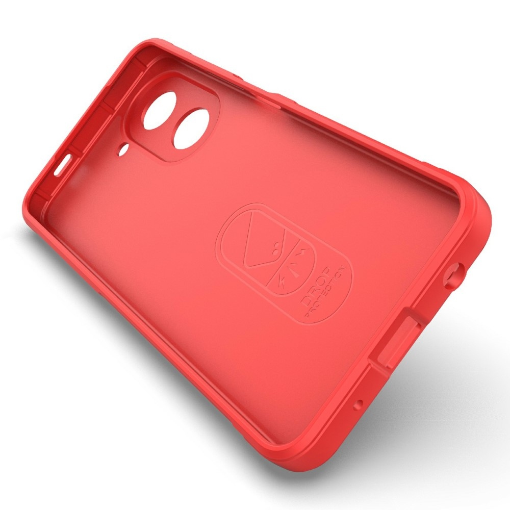 Rugg odolný gélový obal na Xiaomi Redmi A5 (171.7x77.8x8.3mm) - červený