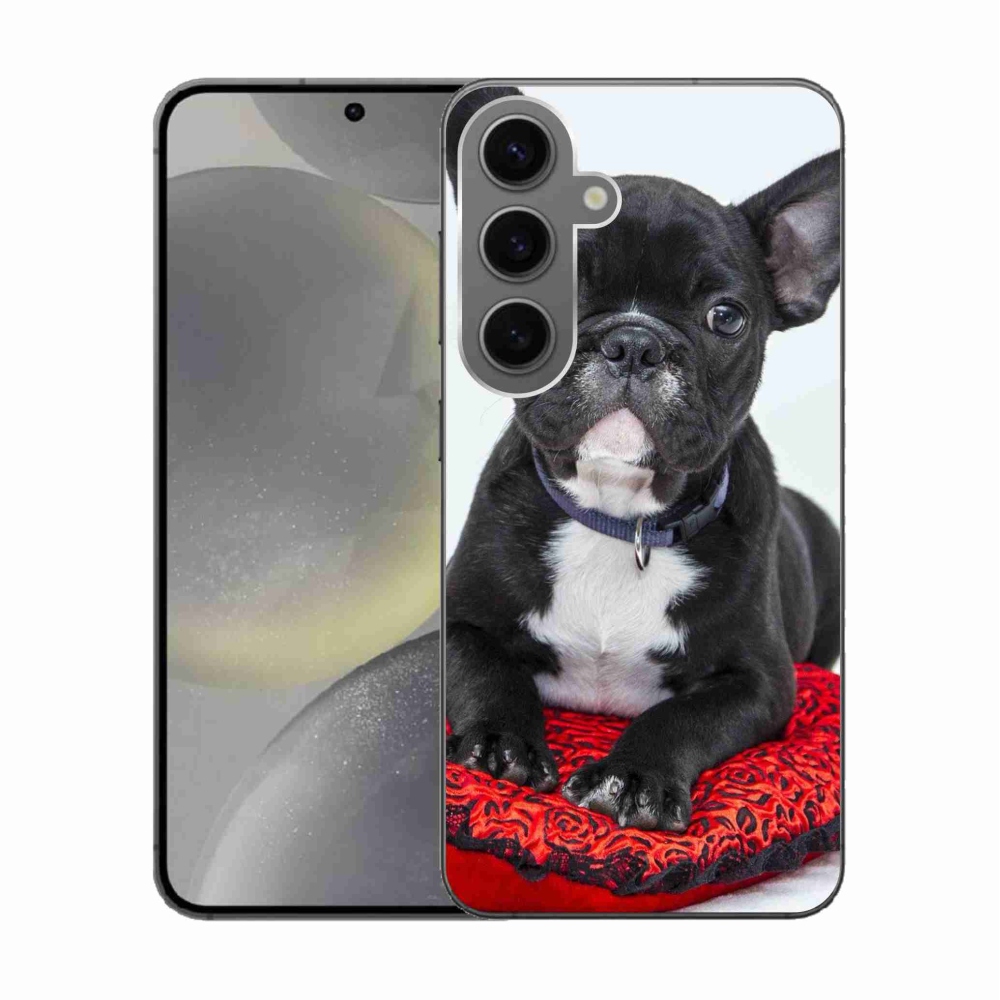 Gélový obal mmCase na Samsung Galaxy S24 - buldog