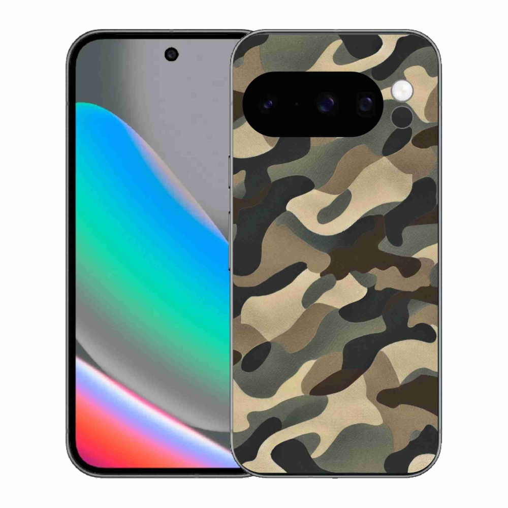 Gélový kryt mmCase na Google Pixel 10 Pro - maskáčový vzor 11