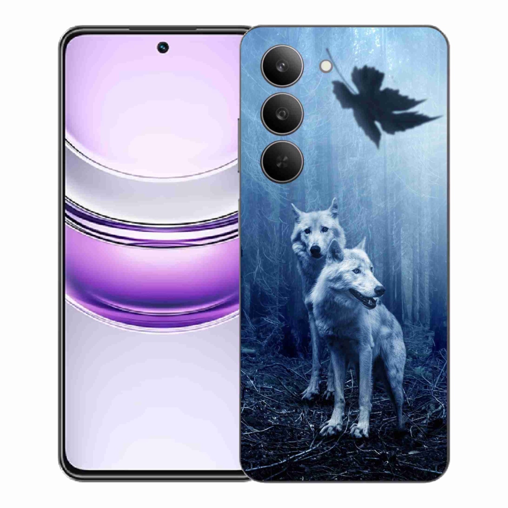 Gélový kryt mmCase na Realme 14x 5G - vlci v lese