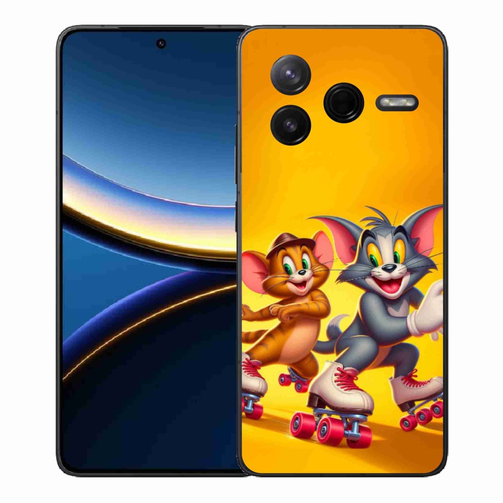 Gélový kryt mmCase na Xiaomi Poco F7 Pro - tom a jerry