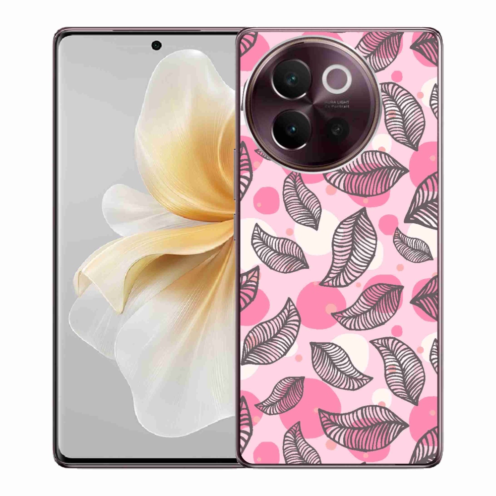 Gélový kryt mmCase na Vivo V40 Lite 5G - kreslené padajúce listy