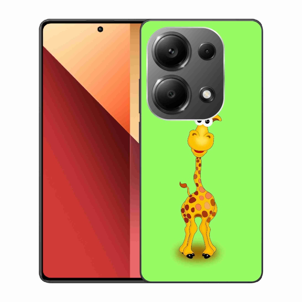 Gélový kryt mmCase na Xiaomi Redmi Note 13 Pro 4G/Poco M6 Pro - kreslená žirafa
