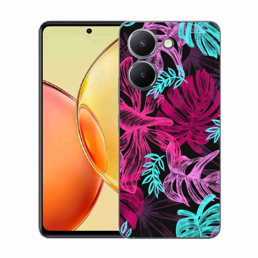 Gélový kryt mmCase na Vivo Y36 - kvety 1