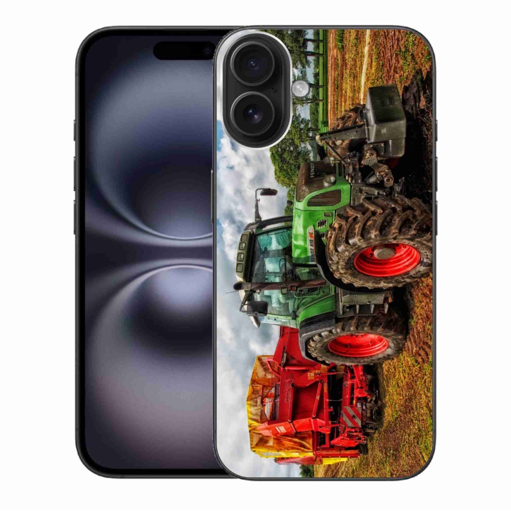 Gélový kryt mmCase na iPhone 16 Plus - traktor 4