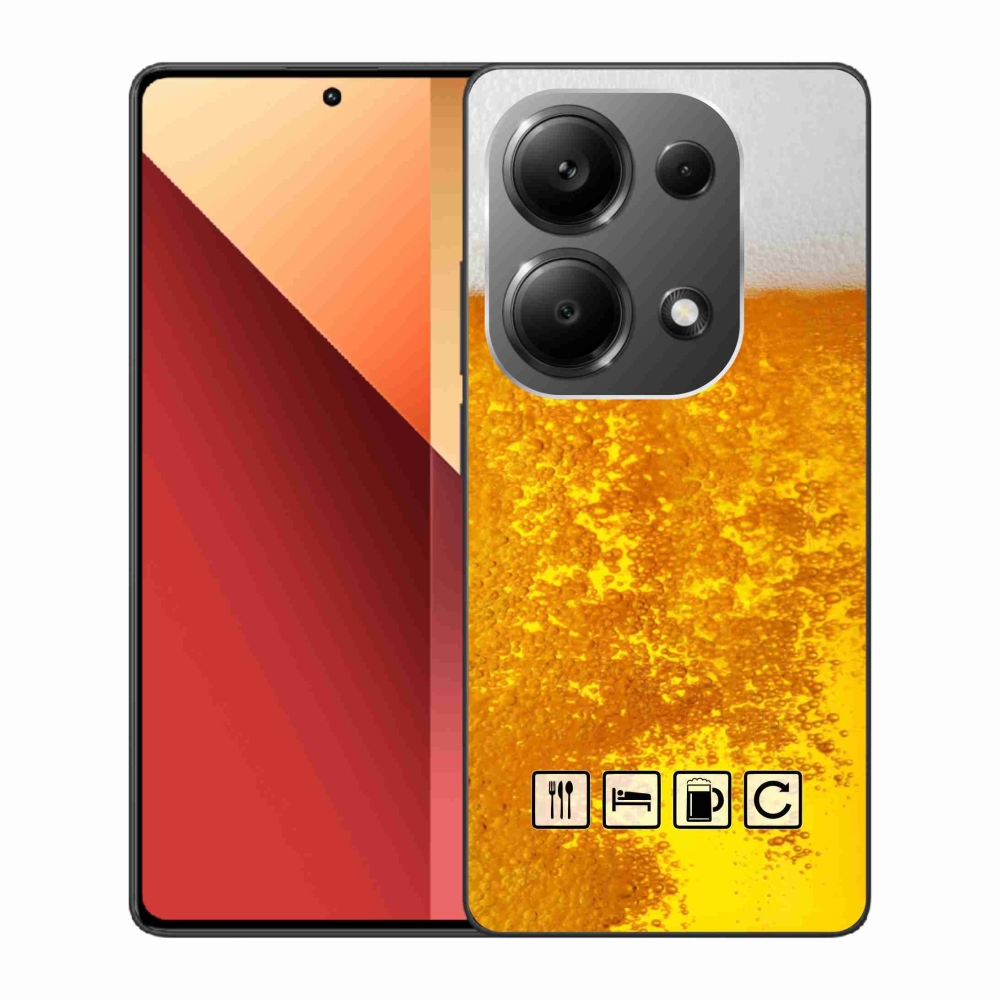 Gélový kryt mmCase na Xiaomi Redmi Note 13 Pro 4G/Poco M6 Pro - pivný motív 3