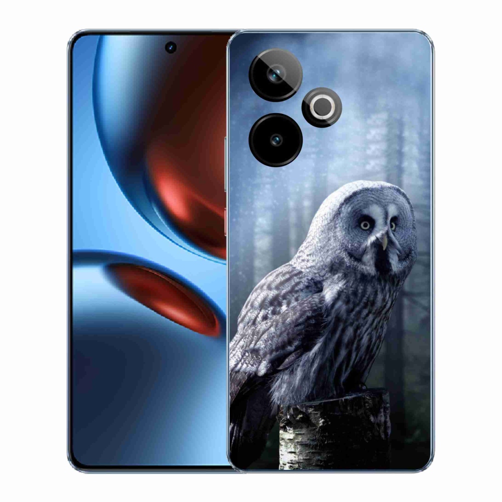 Gélový kryt mmCase na Realme GT 7 5G/GT 7T 5G - sova