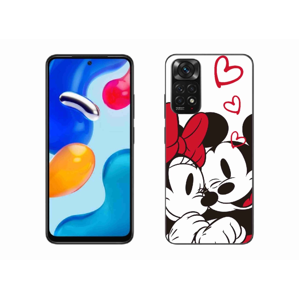 Gélový kryt mmCase na Xiaomi Redmi Note 11S 4G - minnie a mickey