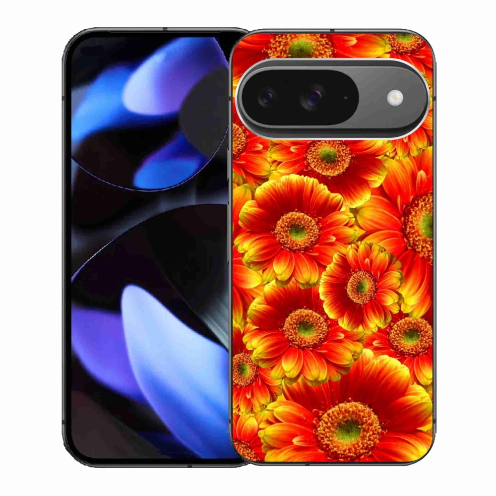 Gélový kryt mmCase na Google Pixel 9/9 Pro - gerbera 1