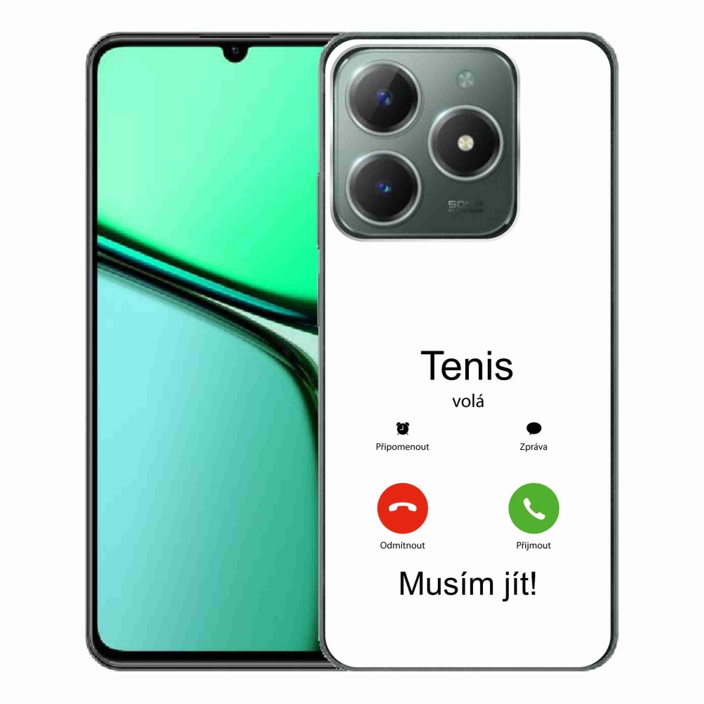 Gélový kryt mmCase na Realme C61 - tenis volá biele pozadie