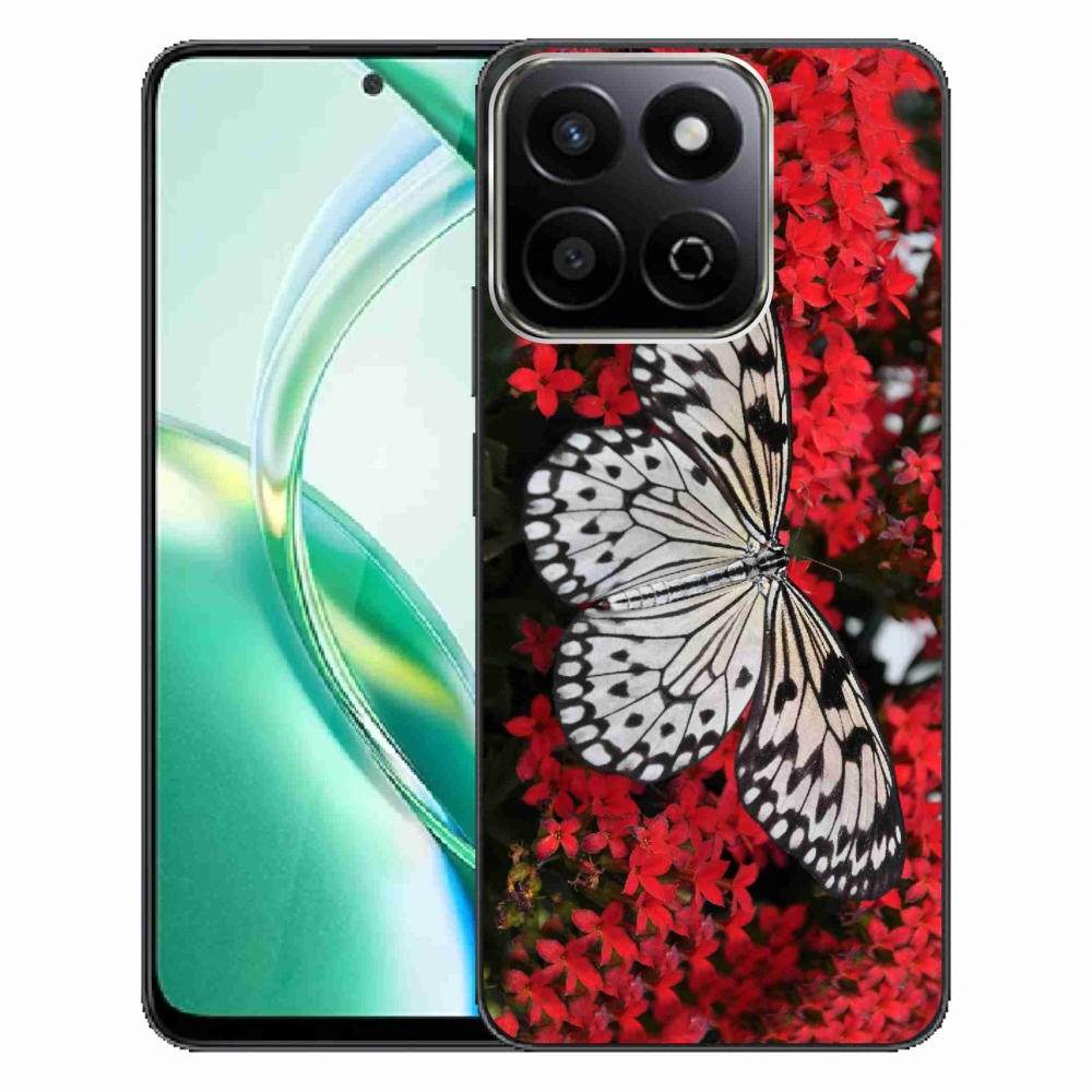 Gélový kryt mmCase na Honor 200 Smart 5G - čiernobiely motýľ 1