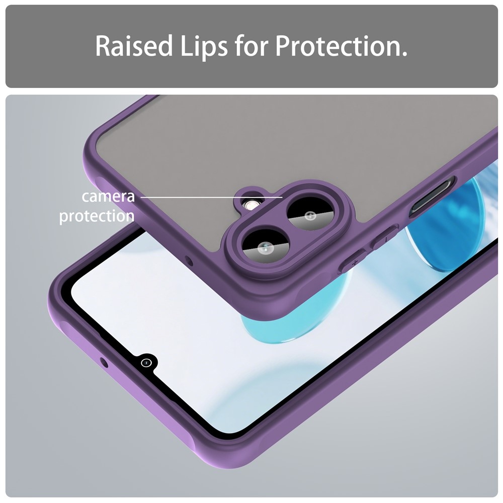 Proof gélový obal s pevným chrbtom na Samsung Galaxy A07 4G - fialový