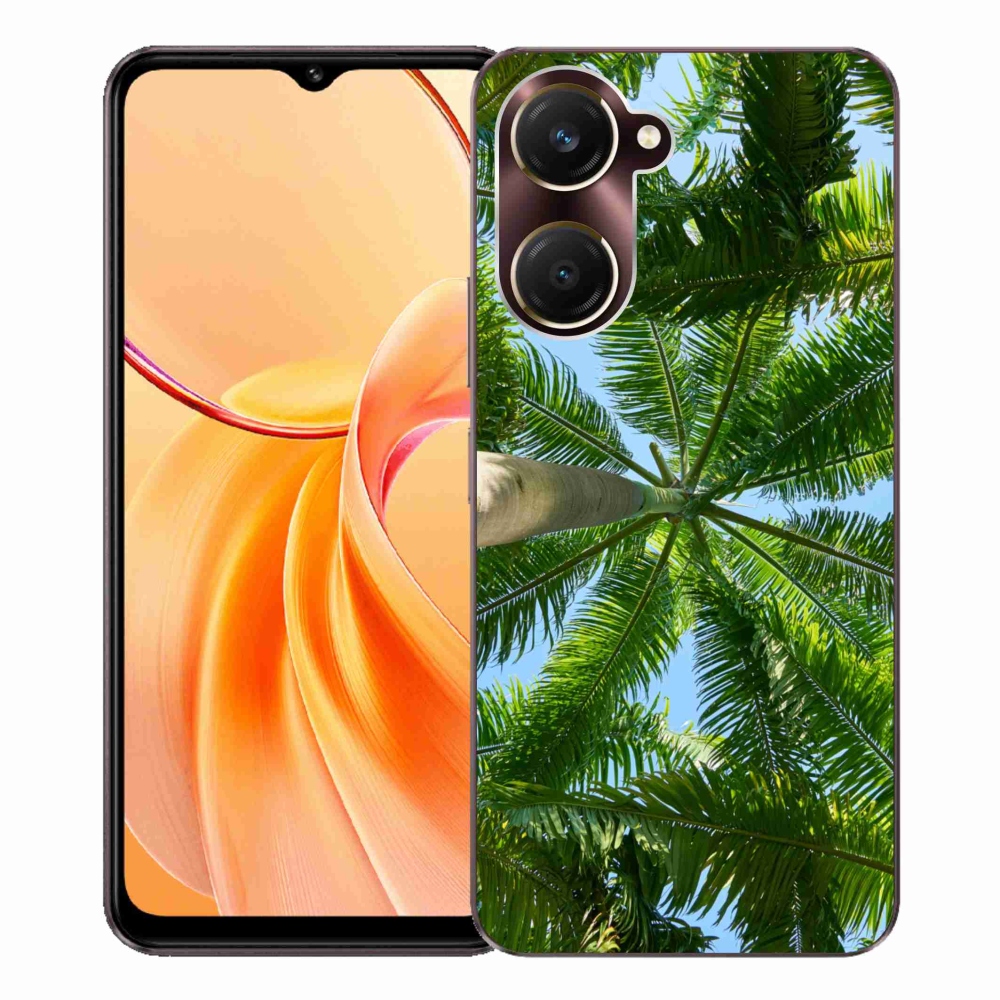 Gélový kryt mmCase na Vivo Y28s 5G - palmy