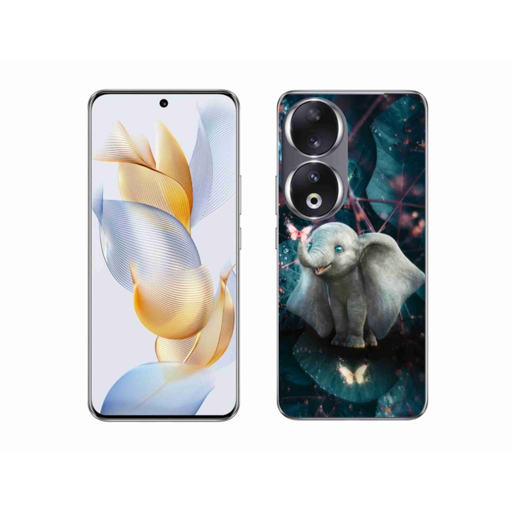 Gélový kryt mmCase na Honor 90 - roztomilý slon