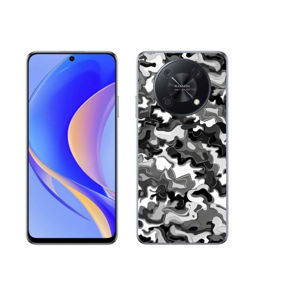 Gélový kryt mmCase na Huawei Nova Y90 - maskáčový vzor 3