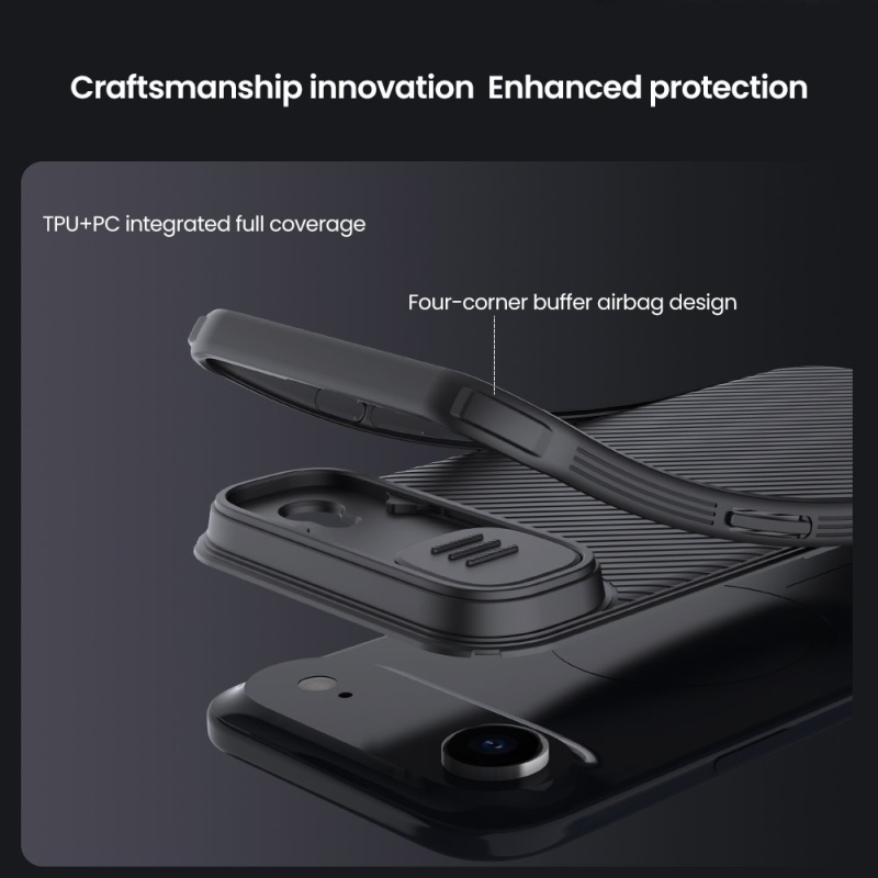Nillkin CamShield PRO Zadný kryt pre Apple iPhone 17 Air Black