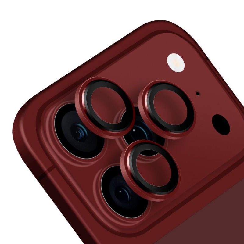OBAL:ME Ochrana objektívu pre Apple iPhone 18 Pro/18 Pro Max Dark Cherry