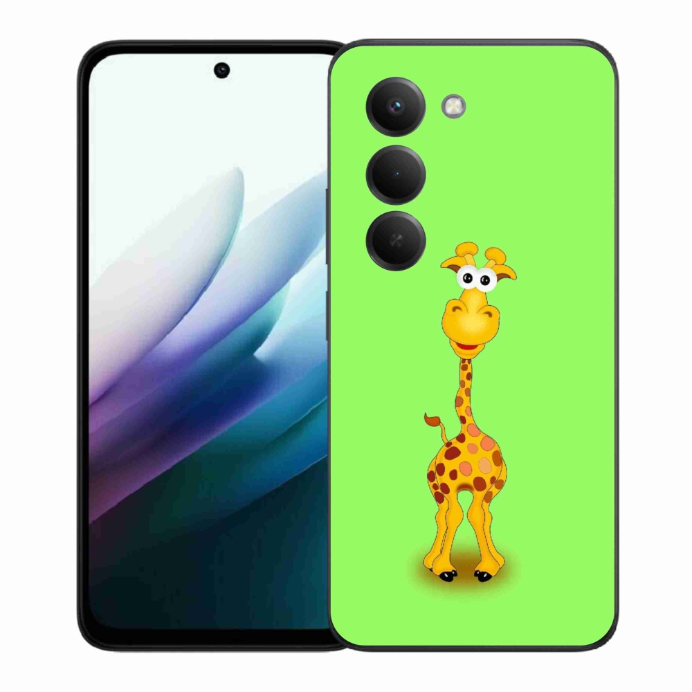 Gélový kryt mmCase na Xiaomi Redmi 15 4G/5G (171mm) - kreslená žirafa