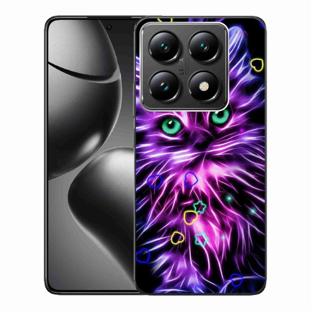 Gélový kryt mmCase na Xiaomi 14T Pro - abstraktná mačka