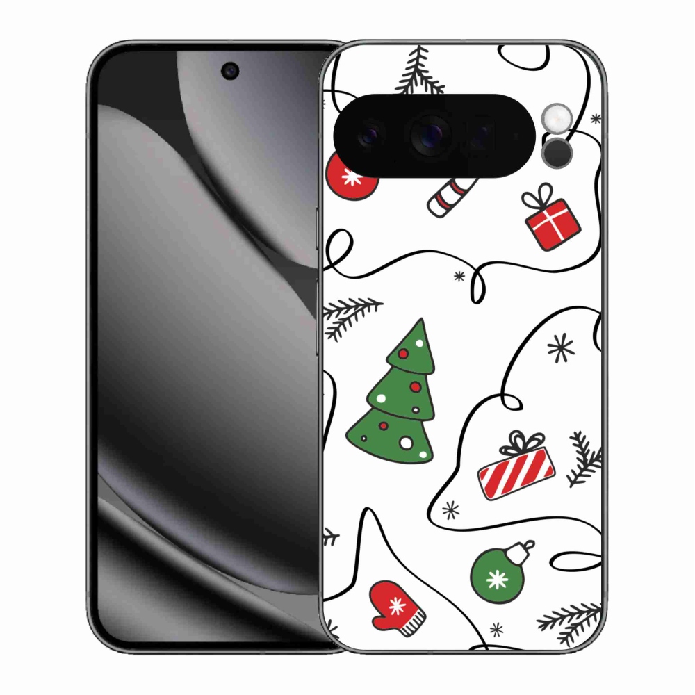 Gélový kryt mmCase na Google Pixel 10 Pro XL - vianočné motívy