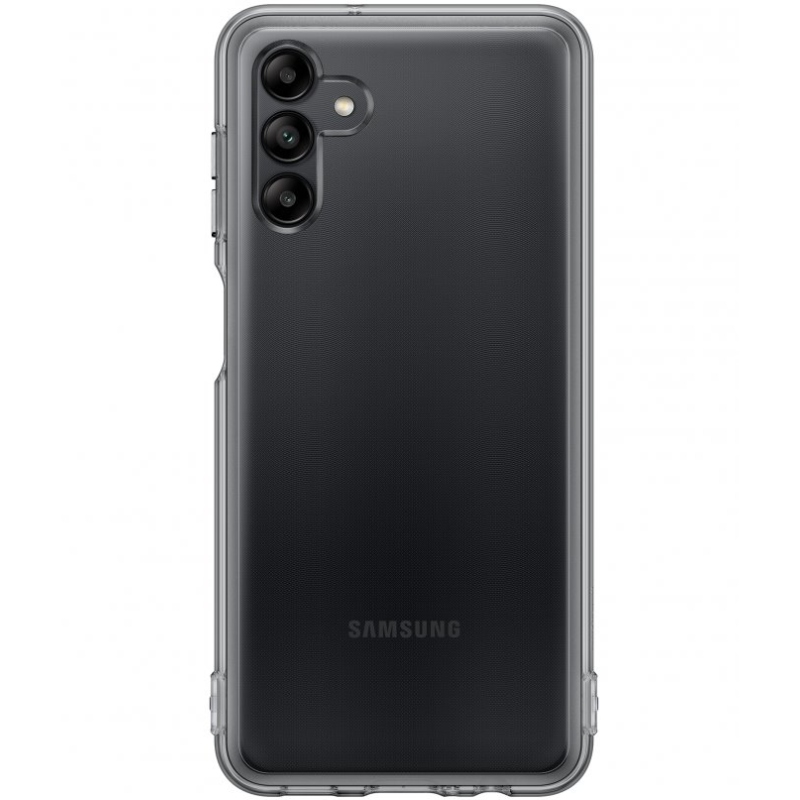 EF-QA047TBE Samsung Soft Clear Kryt pre Galaxy A04s Black