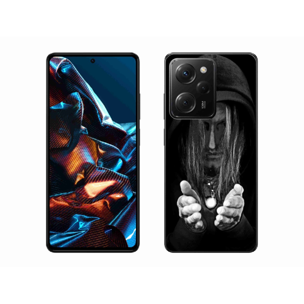 Gélový kryt mmCase na Xiaomi Redmi Note 12 Pro 5G - tajomná osoba