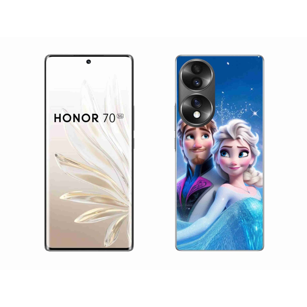 Gélový kryt mmCase na Honor 70 - ľadové kráľovstvo 1