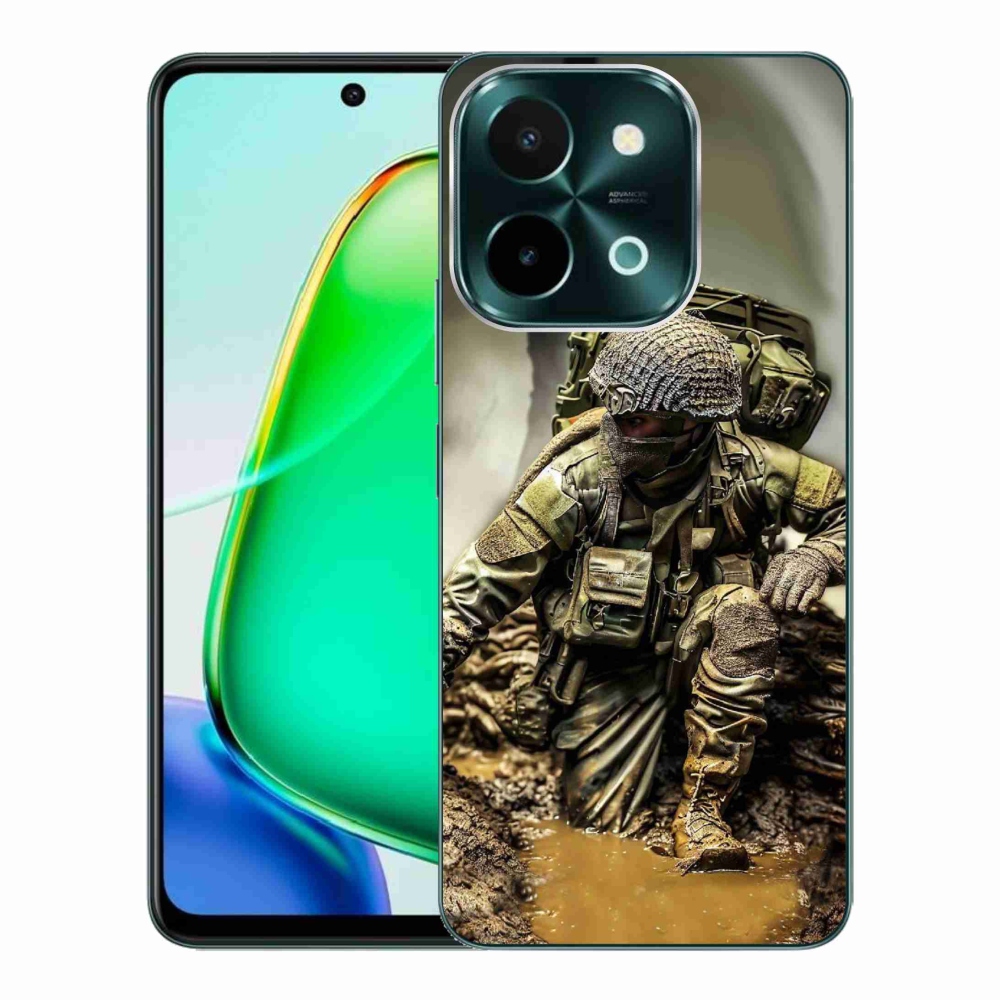 Gélový kryt mmCase na Vivo Y28 - vojak