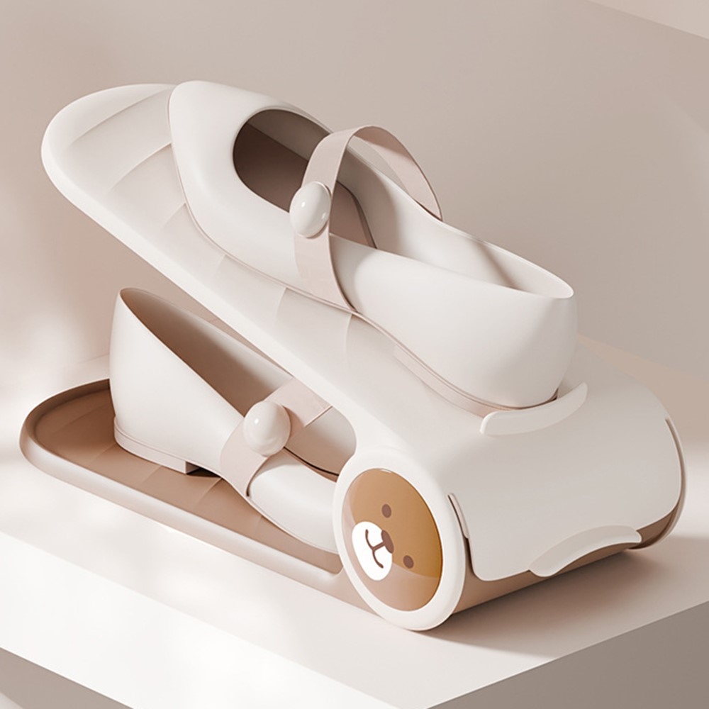 Nastaviteľný dvojvrstvový organizér na topánky