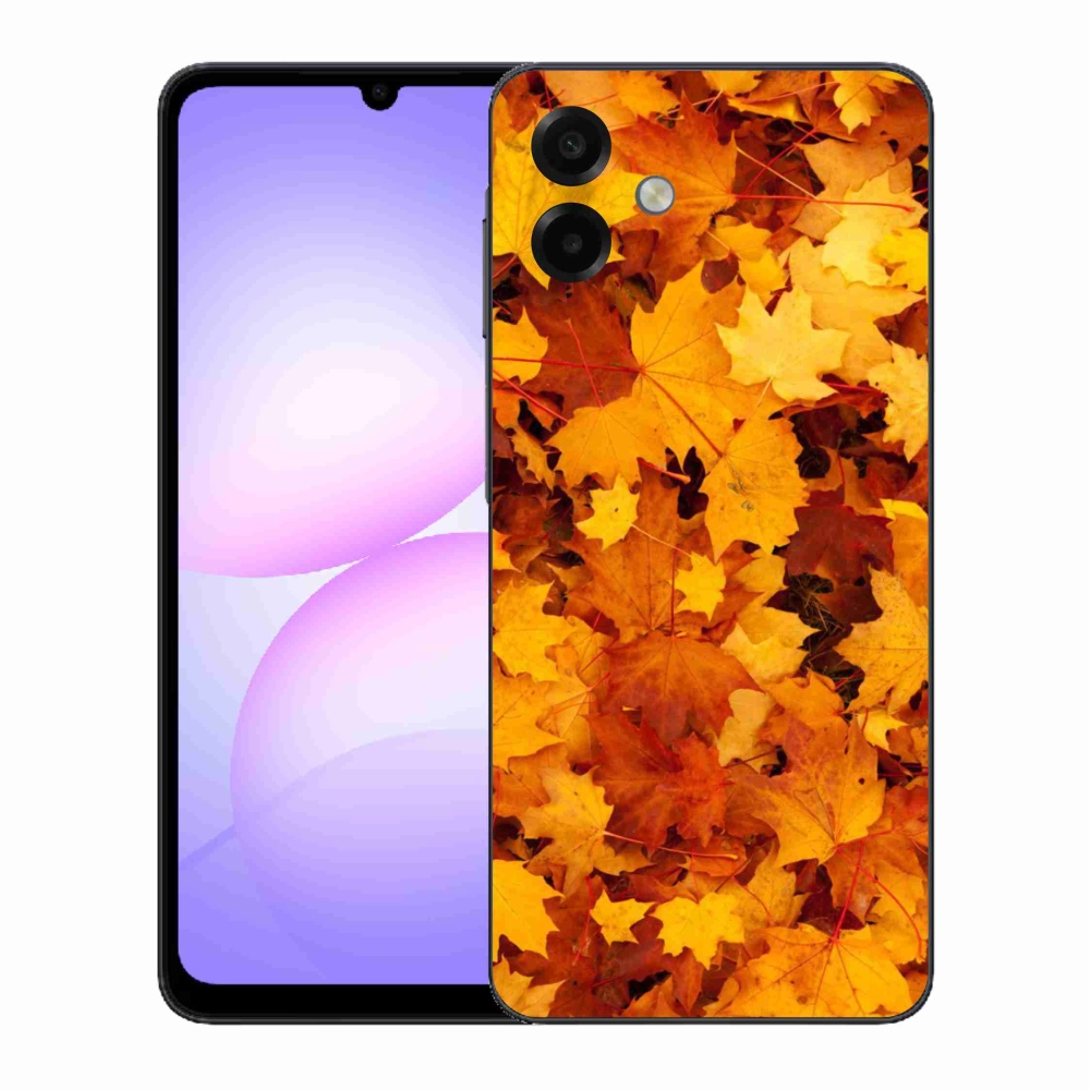 Gélový kryt mmCase na Samsung Galaxy A07 4G - javorové listy