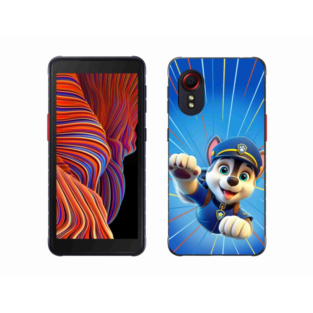 Gélový kryt mmCase na Samsung Galaxy Xcover 5 - labková patrola 2