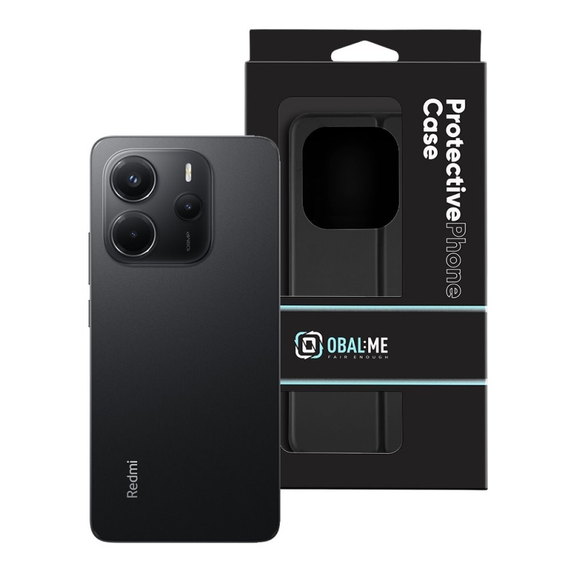 OBAL:ME SmoothTouch Puzdro pre Xiaomi Redmi Note 14 4G Black