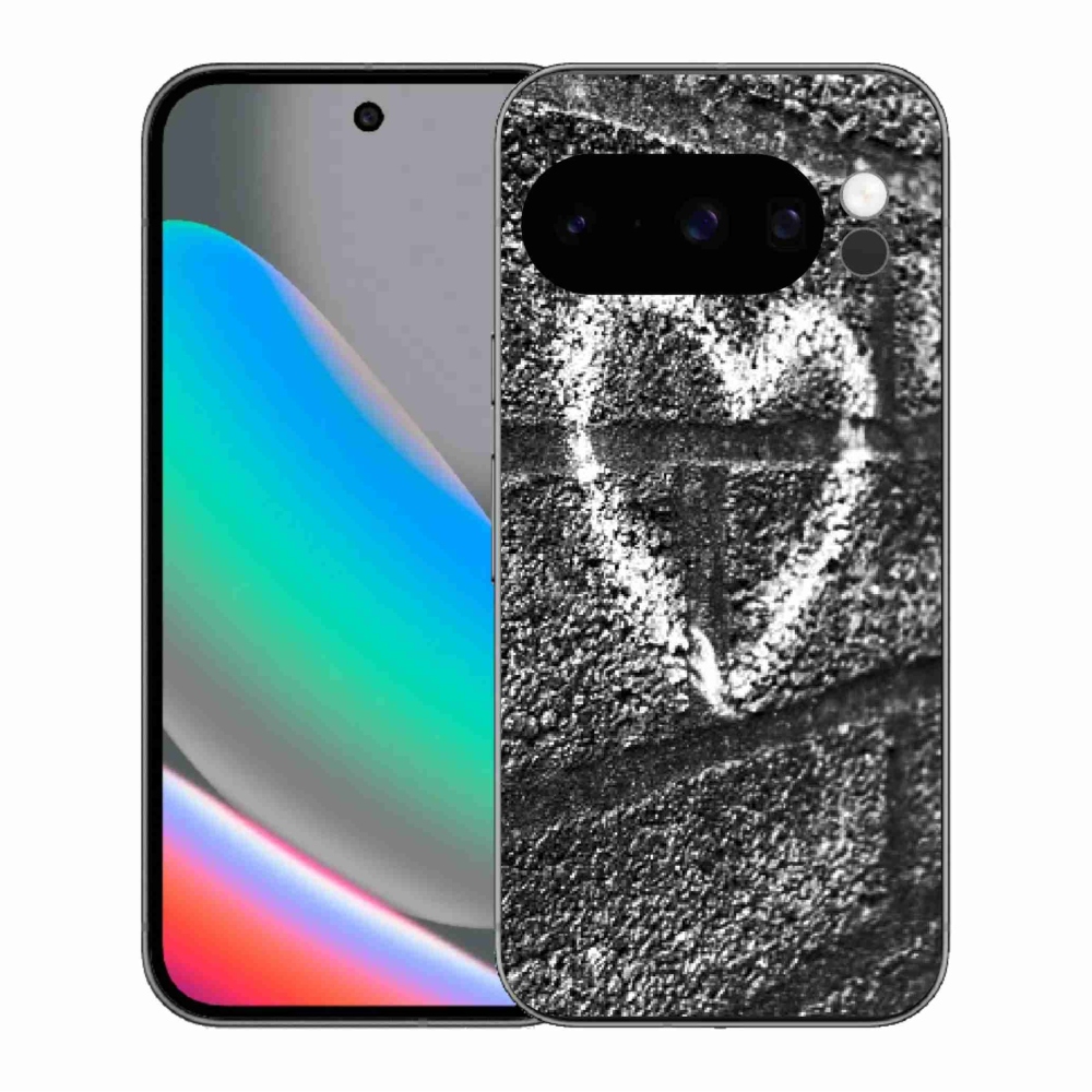 Gélový kryt mmCase na Google Pixel 10 Pro - srdce na stene
