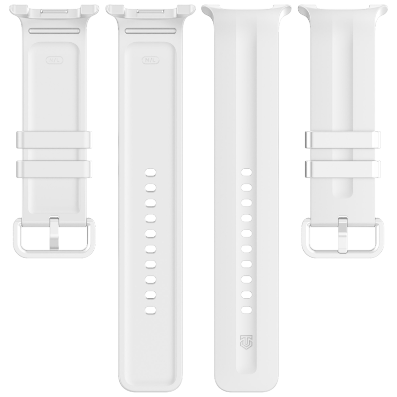Taktický silikónový remienok pre Samsung Galaxy Watch 8/9, biely