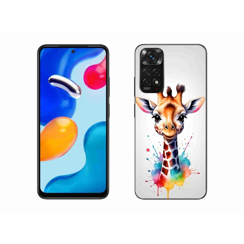 Gélový kryt mmCase na Xiaomi Redmi Note 11 4G - žirafa 1