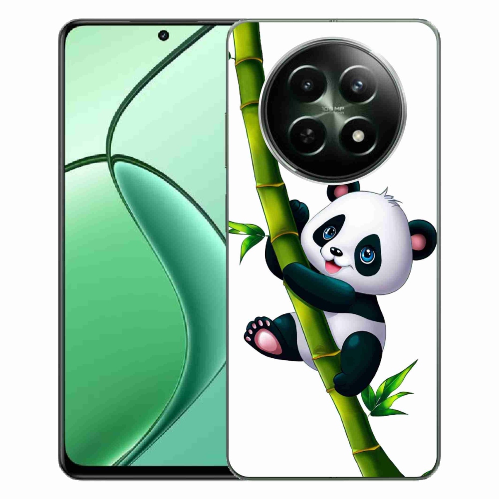 Gélový kryt mmCase na Realme 12 5G/12x 5G - panda na bambuse