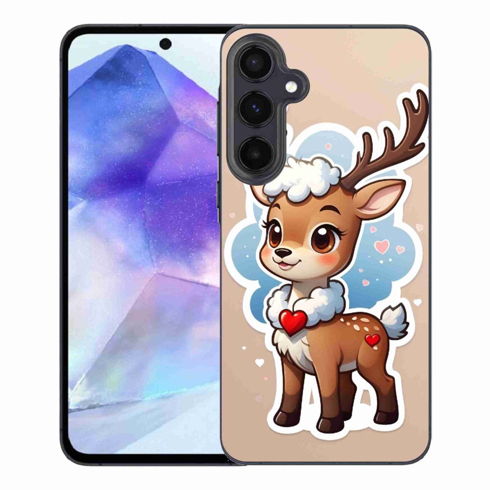 Gélový kryt mmCase na Samsung Galaxy A55 5G - kreslený sob